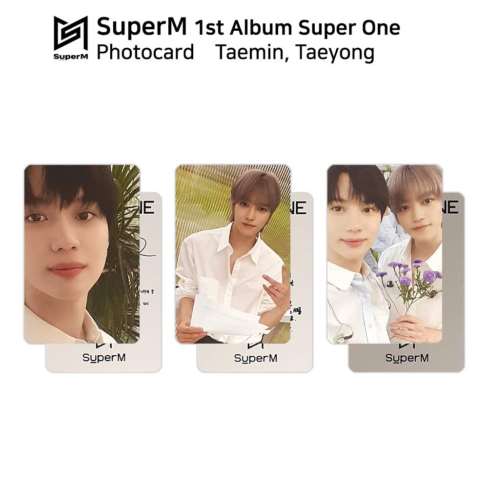 Amazon.com: AmazingK SuperM 1st Album Super One Official Photocard